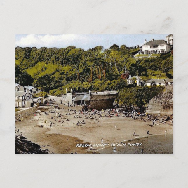 Ancienne carte postale - Fowey, Cornwall, Angleter (Devant)