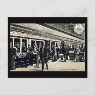 Ancienne carte postale - Gare Riverside, Liverpool