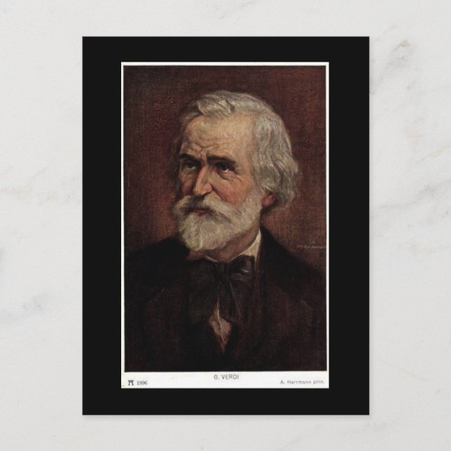 Ancienne carte postale - Giuseppe Verdi 1813-1901 (Devant)