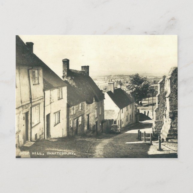 Ancienne carte postale - Gold Hill, Shaftesbury, D (Devant)