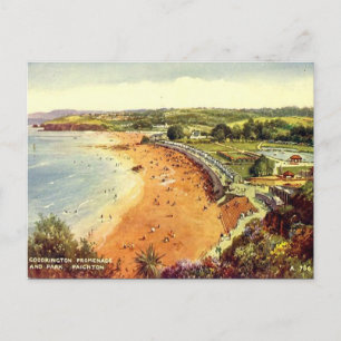 Ancienne carte postale - Goodrington, Paignton, De
