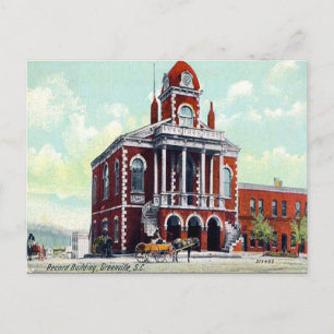 Ancienne carte postale - Greenville, Caroline du S