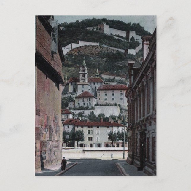 Ancienne carte postale - Grenoble, France (Devant)