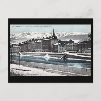Ancienne carte postale - Grenoble, France