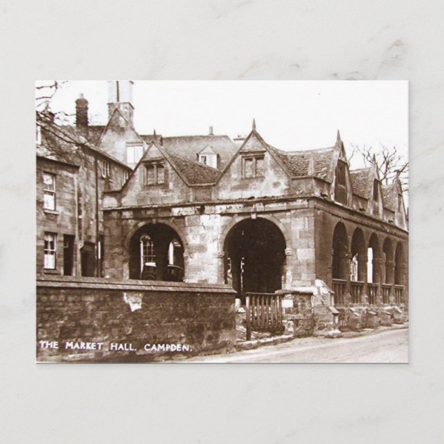Ancienne carte postale - Hall du marché, Chipping  (Devant)