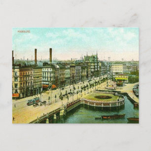 Ancienne carte postale - Hambourg, Allemagne