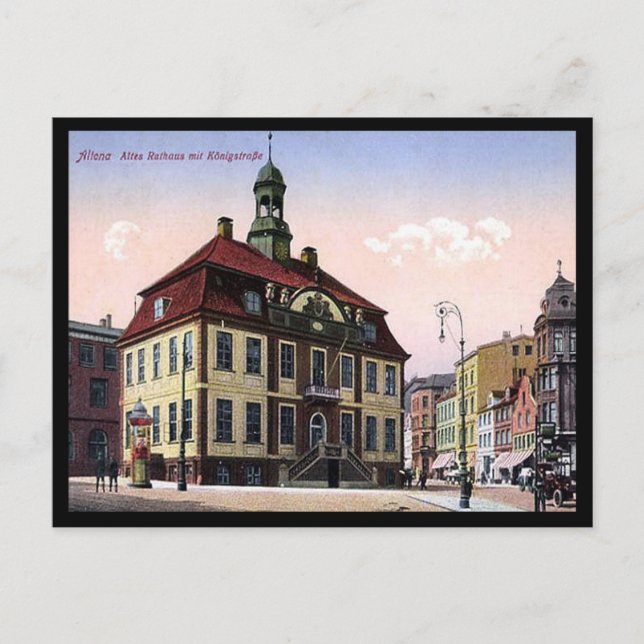 Ancienne carte postale - Hamburg Altona, Allemagne (Devant)