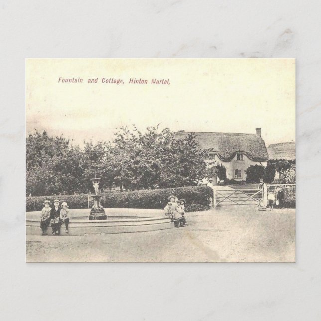 Ancienne carte postale - Hinton Martel, Dorset (Devant)
