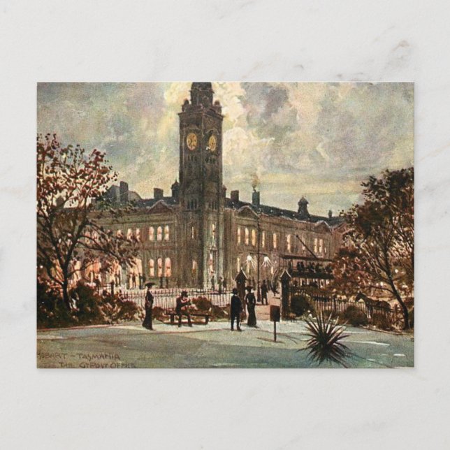 Ancienne carte postale - Hobart, Tasmanie (Devant)