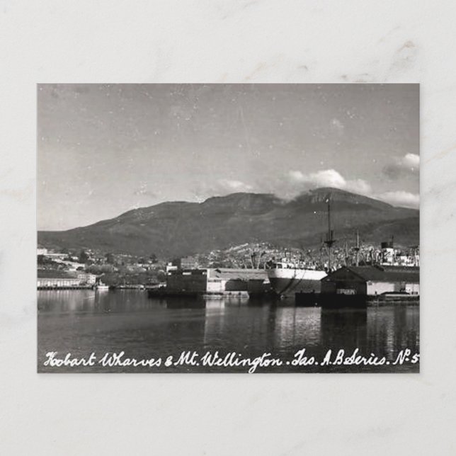Ancienne carte postale - Hobart, Tasmanie (Devant)