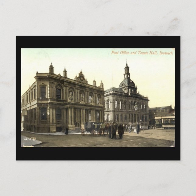 Ancienne Carte Postale - Ipswich, Suffolk (Devant)