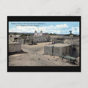 Ancienne carte postale - Isleta, Nouveau-Mexique,