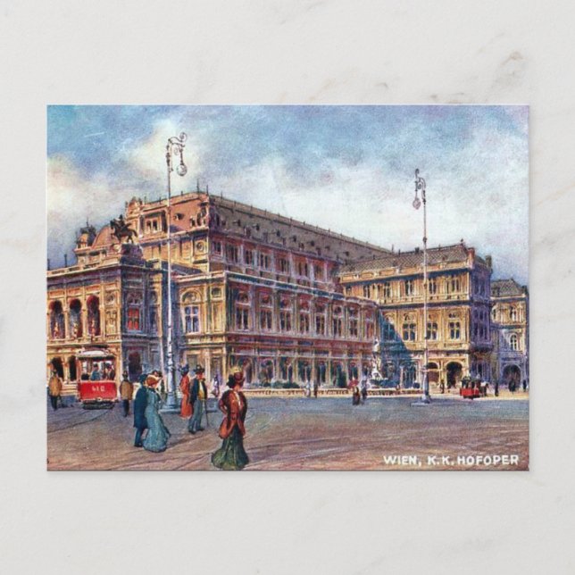 Ancienne carte postale - K K Hofoper, Wien (Devant)