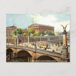 Ancienne carte postale - Kaiser-Friedrich-Brucke,