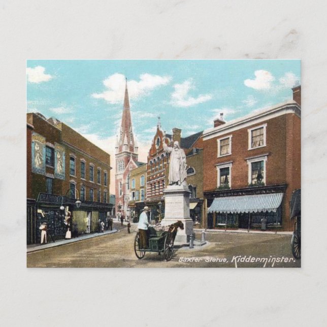 Ancienne carte postale - Kidderminster, Worcesters (Devant)