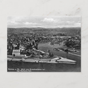 Ancienne carte postale - Koblenz, Allemagne