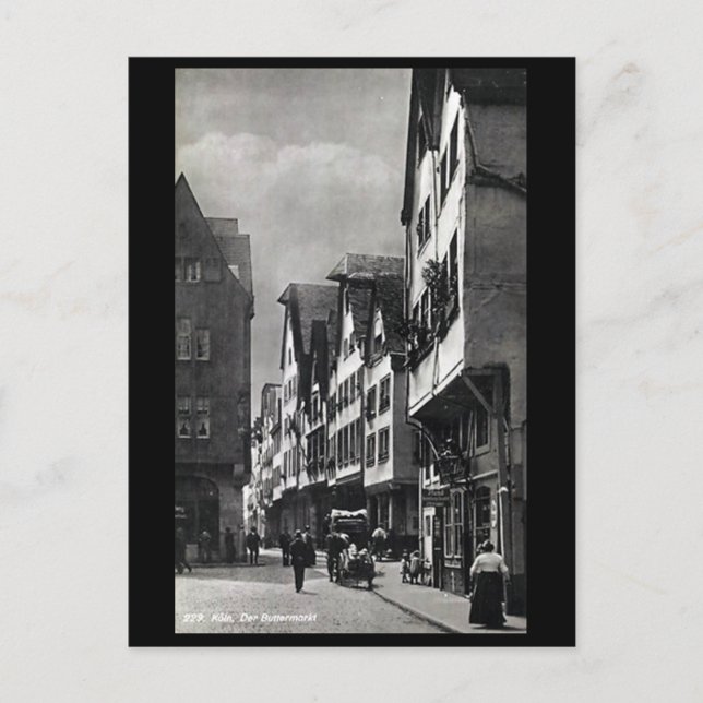 Ancienne carte postale - Koln/Cologne, Buttermarkt (Devant)