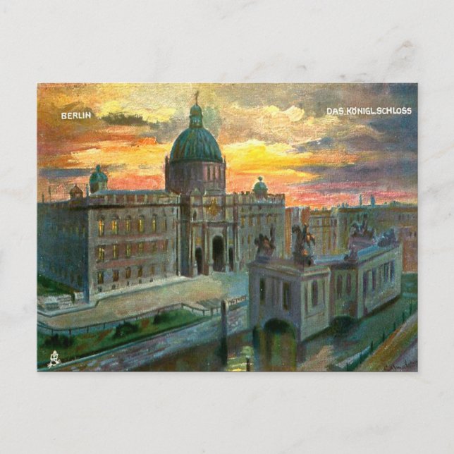 Ancienne carte postale - Königl Schloss, Berlin (Devant)