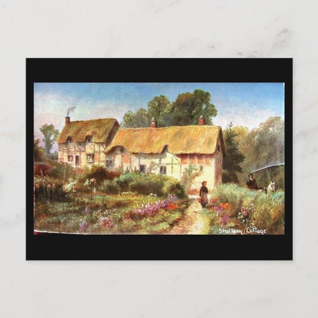 Ancienne carte postale, la loterie, le cottage d'A (Devant)