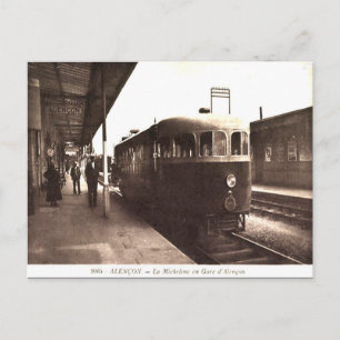 Ancienne carte postale - La Micheline