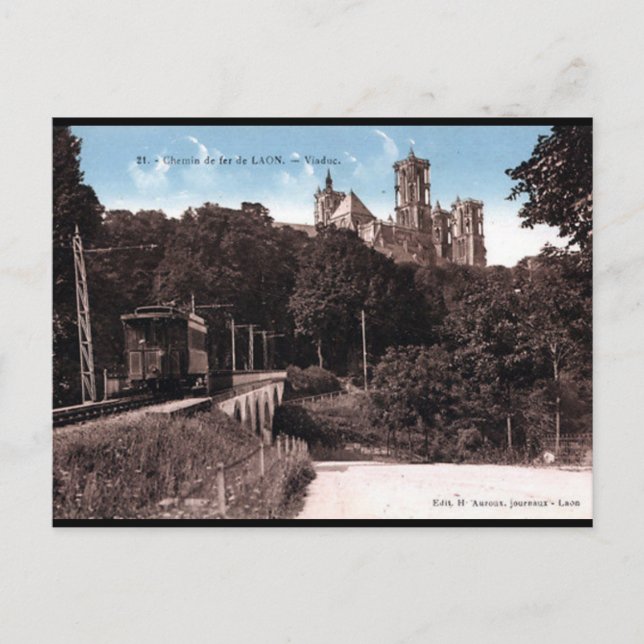 Ancienne carte postale - Laon, Aisne (Devant)