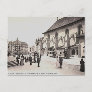 Ancienne carte postale - Lausanne, Suisse