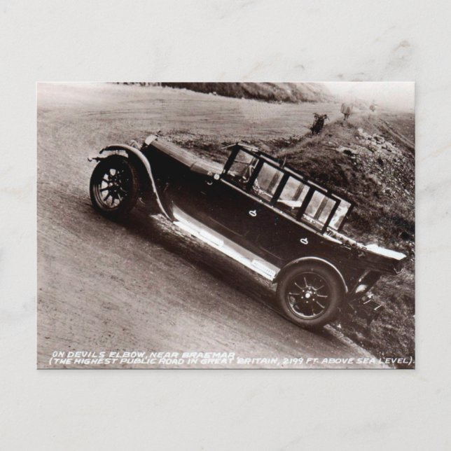 Ancienne carte postale - Le coude du diable (Devant)