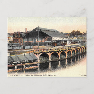 Ancienne carte postale - Le Mans, Sarthe