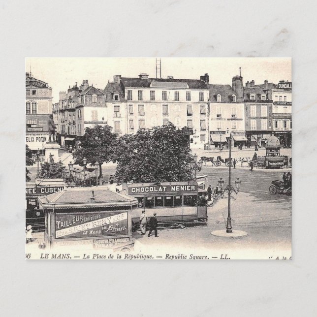 Ancienne carte postale - Le Mans, Sarthe, France (Devant)