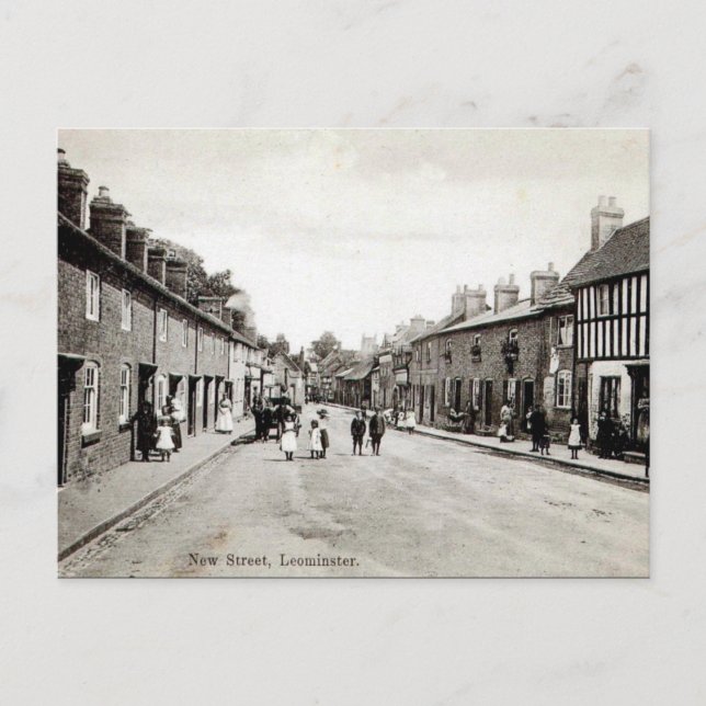 Ancienne carte postale - Leominster, Herefordshire (Devant)