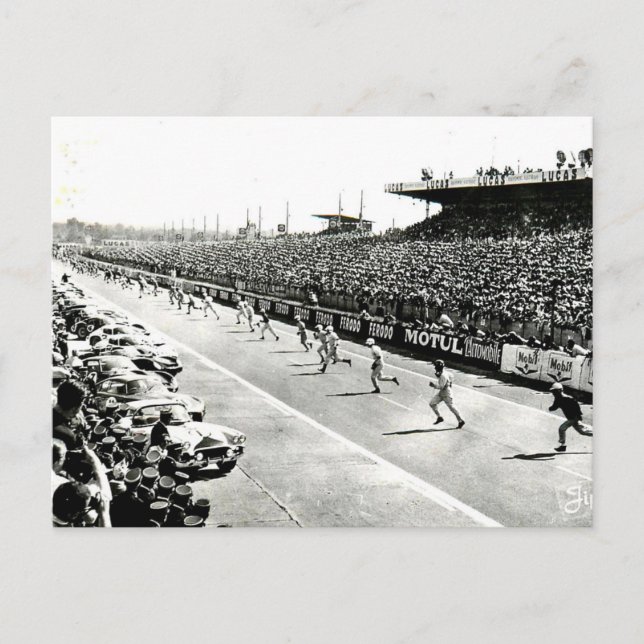 Ancienne carte postale - Les 24 Heures du Mans (Devant)