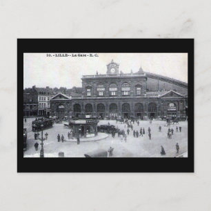 Ancienne carte postale - Lille, France