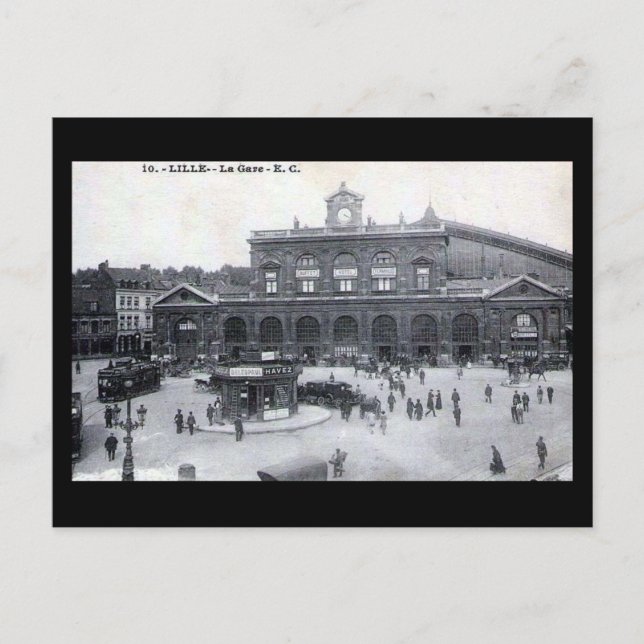 Ancienne carte postale - Lille, France (Devant)