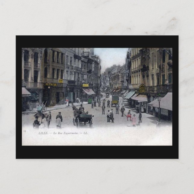 Ancienne carte postale - Lille, France (Devant)