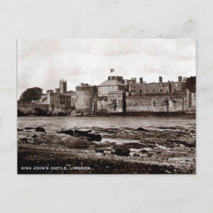 Ancienne carte postale - Limerick, Irlande