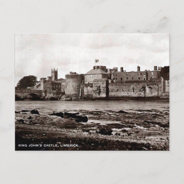 Ancienne carte postale - Limerick, Irlande (Devant)