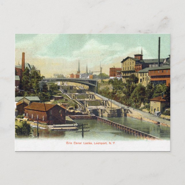 Ancienne carte postale - Lockport, NY, USA (Devant)