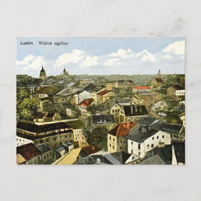 Ancienne carte postale - Lublin, Pologne (Devant)