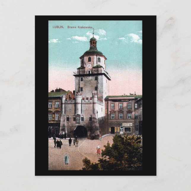 Ancienne carte postale - Lublin, Pologne (Devant)