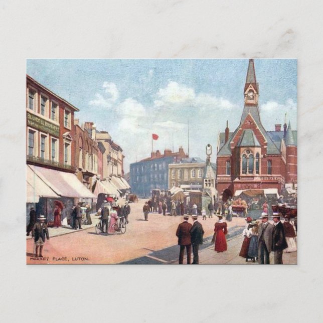 Ancienne carte postale - Luton, Bedfordshire (Devant)