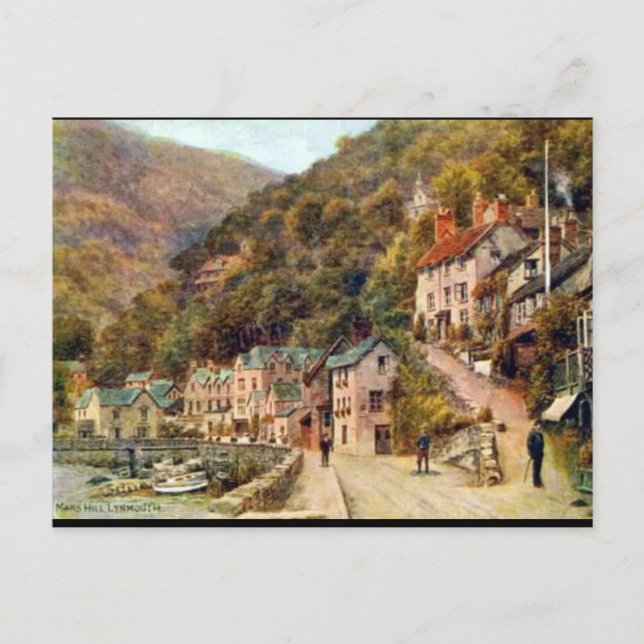 Ancienne carte postale - Lynmouth, Devon (Devant)