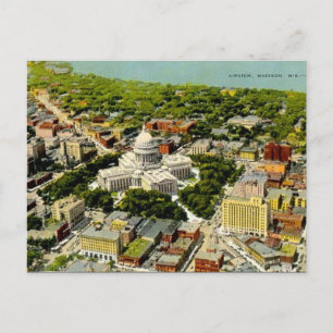 Ancienne carte postale - Madison, Wisconsin, USA