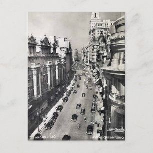 Ancienne carte postale - Madrid, Espagne