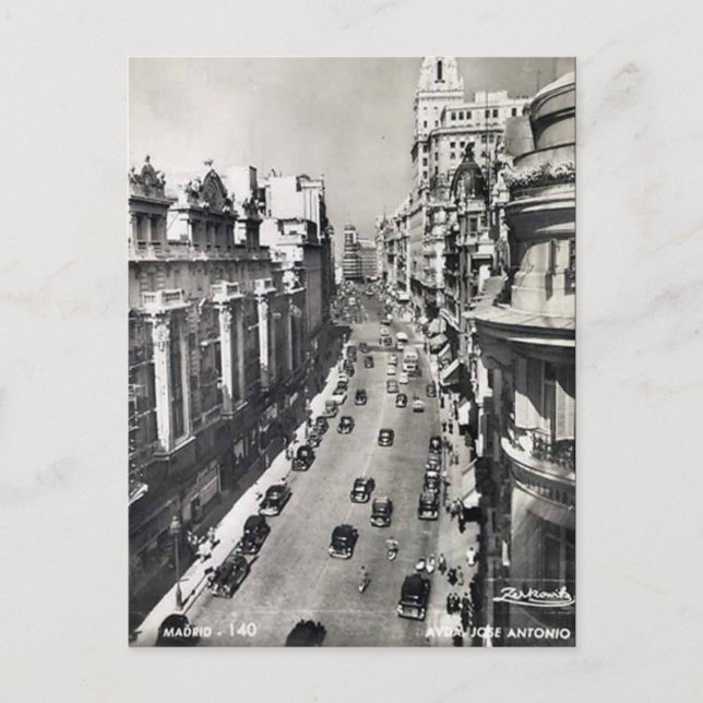 Ancienne carte postale - Madrid, Espagne (Devant)