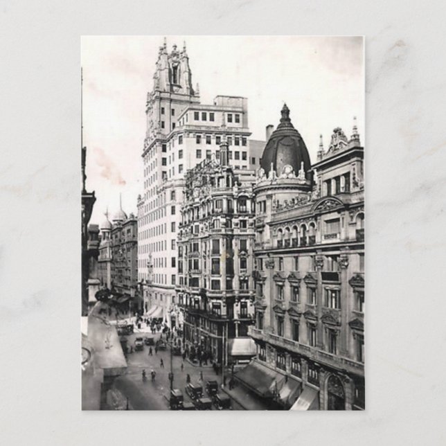 Ancienne carte postale - Madrid, Espagne (Devant)