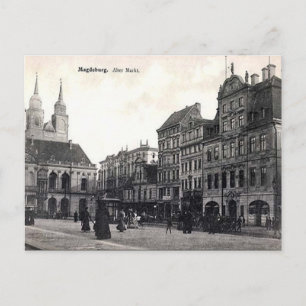 Ancienne carte postale - Magdeburg, Allemagne