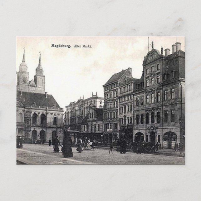 Ancienne carte postale - Magdeburg, Allemagne (Devant)