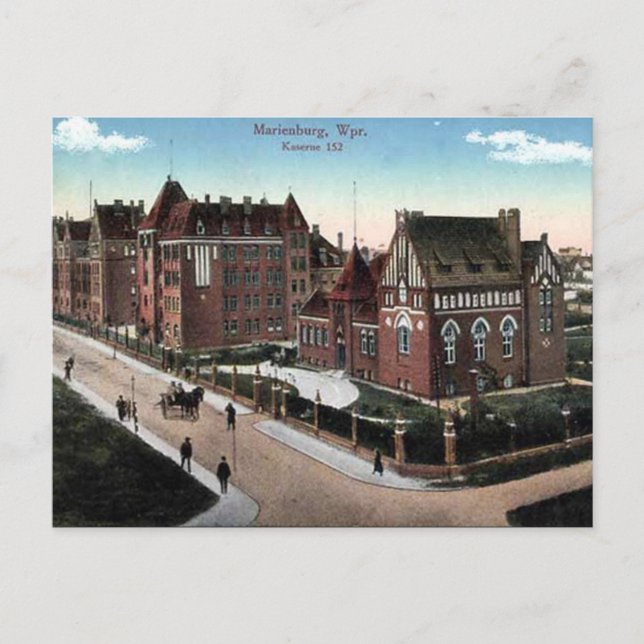 Ancienne carte postale - Malbork/Marienburg, Polog (Devant)