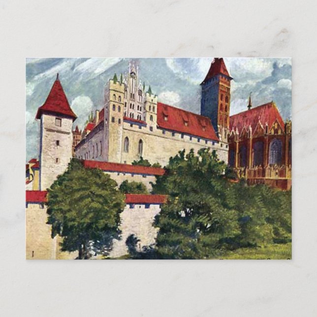 Ancienne carte postale - Malbork/Marienburg, Polog (Devant)