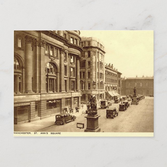 Ancienne carte postale - Manchester (Devant)